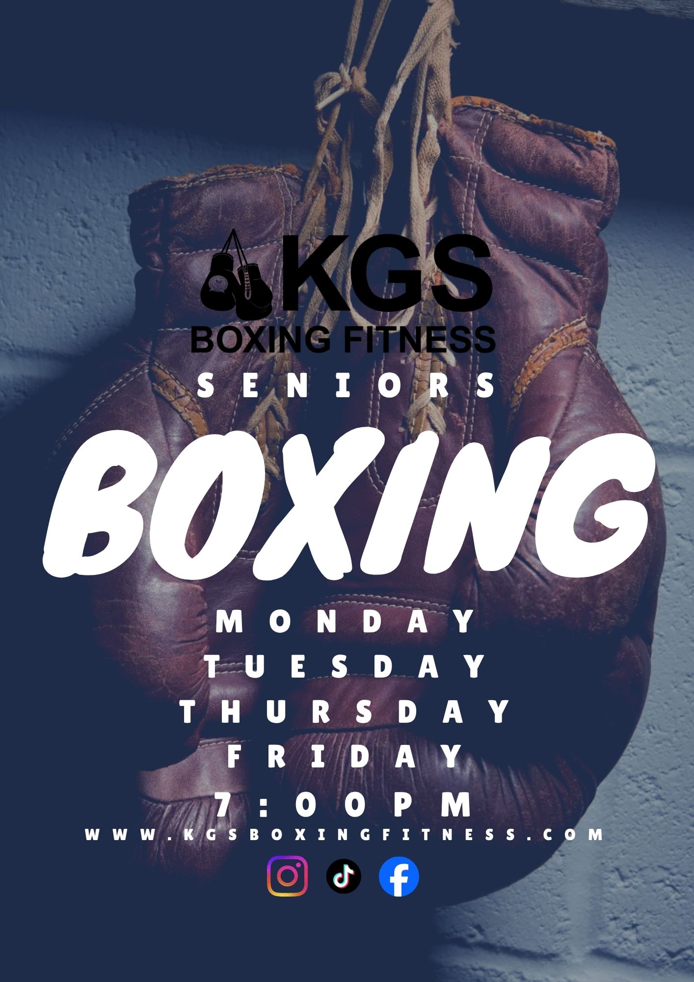 KGS Seniors boxing flyer