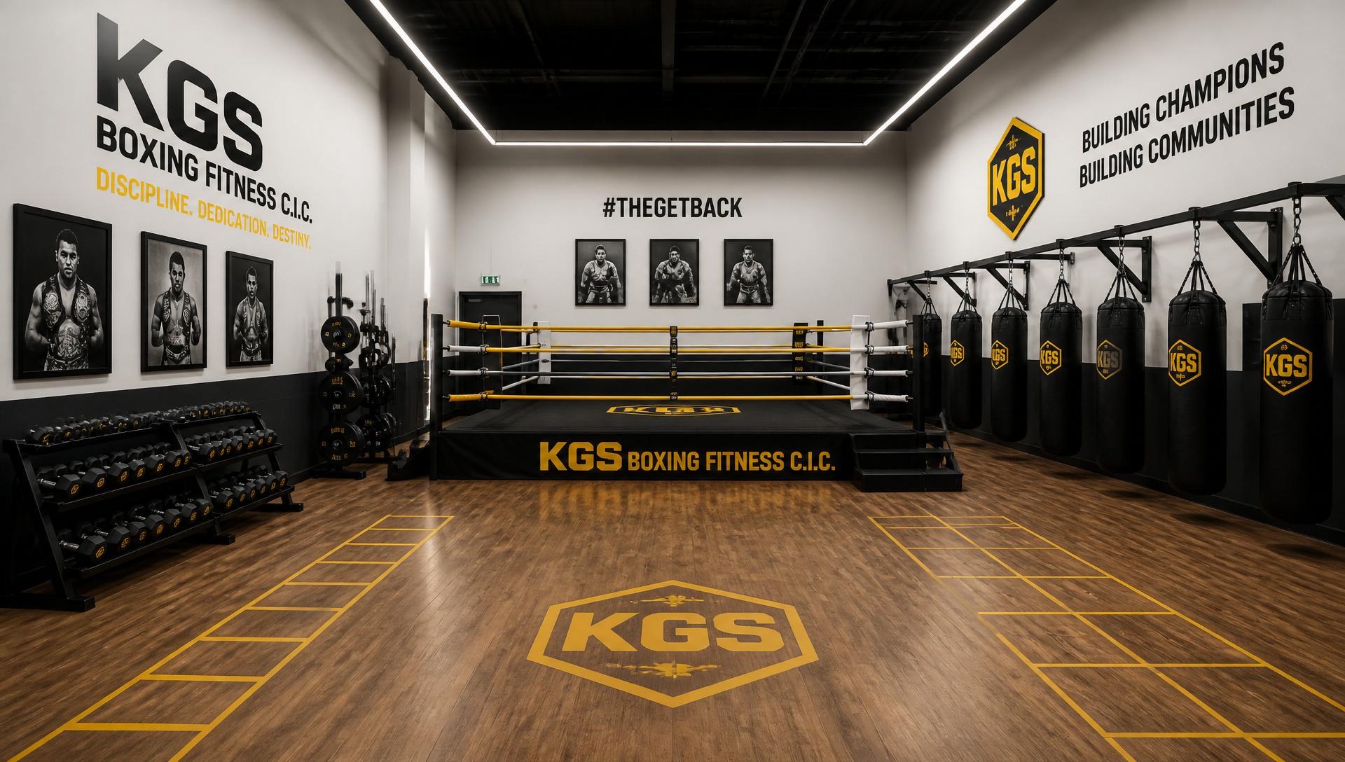 Inside the KGS Boxing Fitness performance centre at Emery Stadium