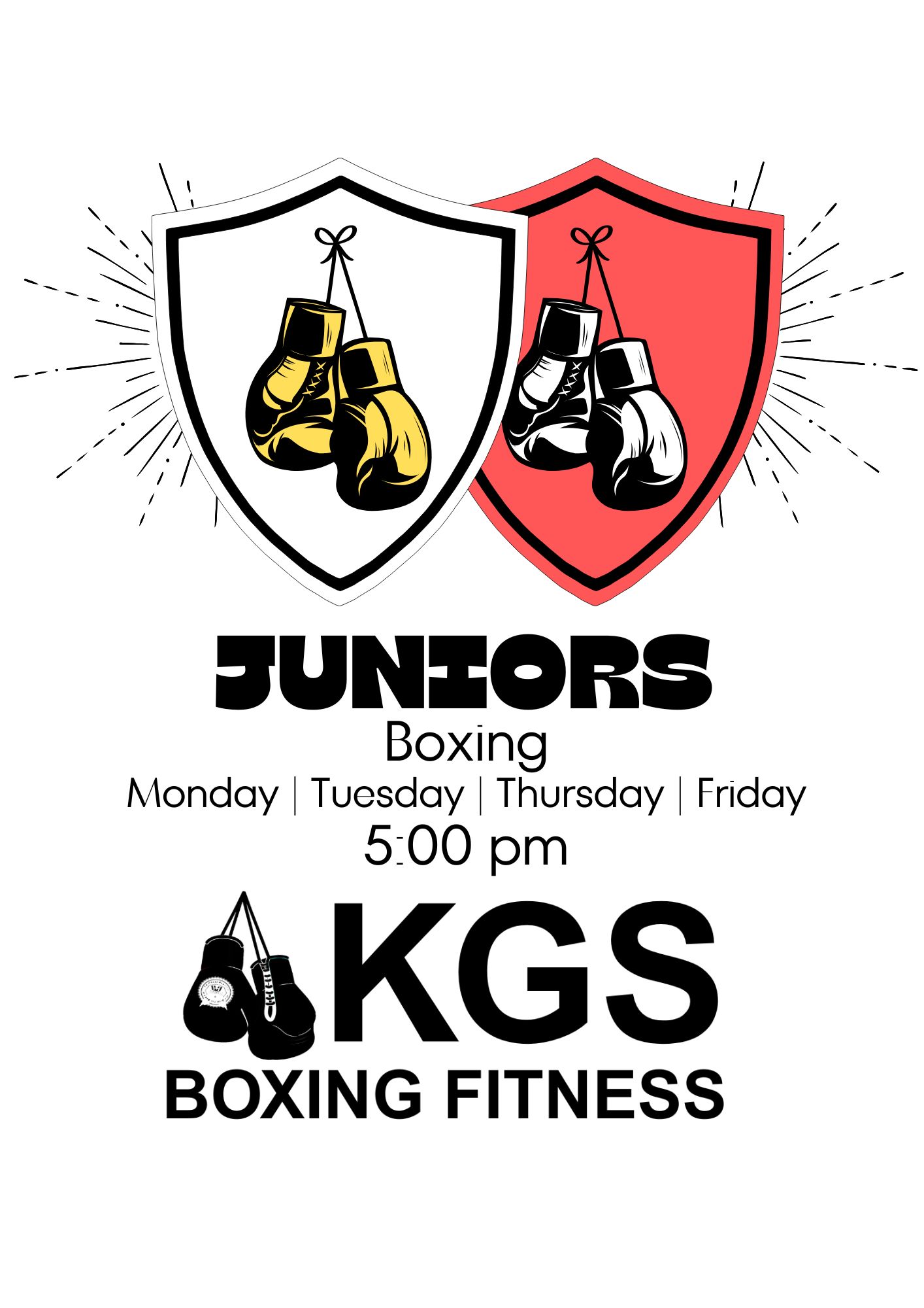 KGS Juniors boxing flyer