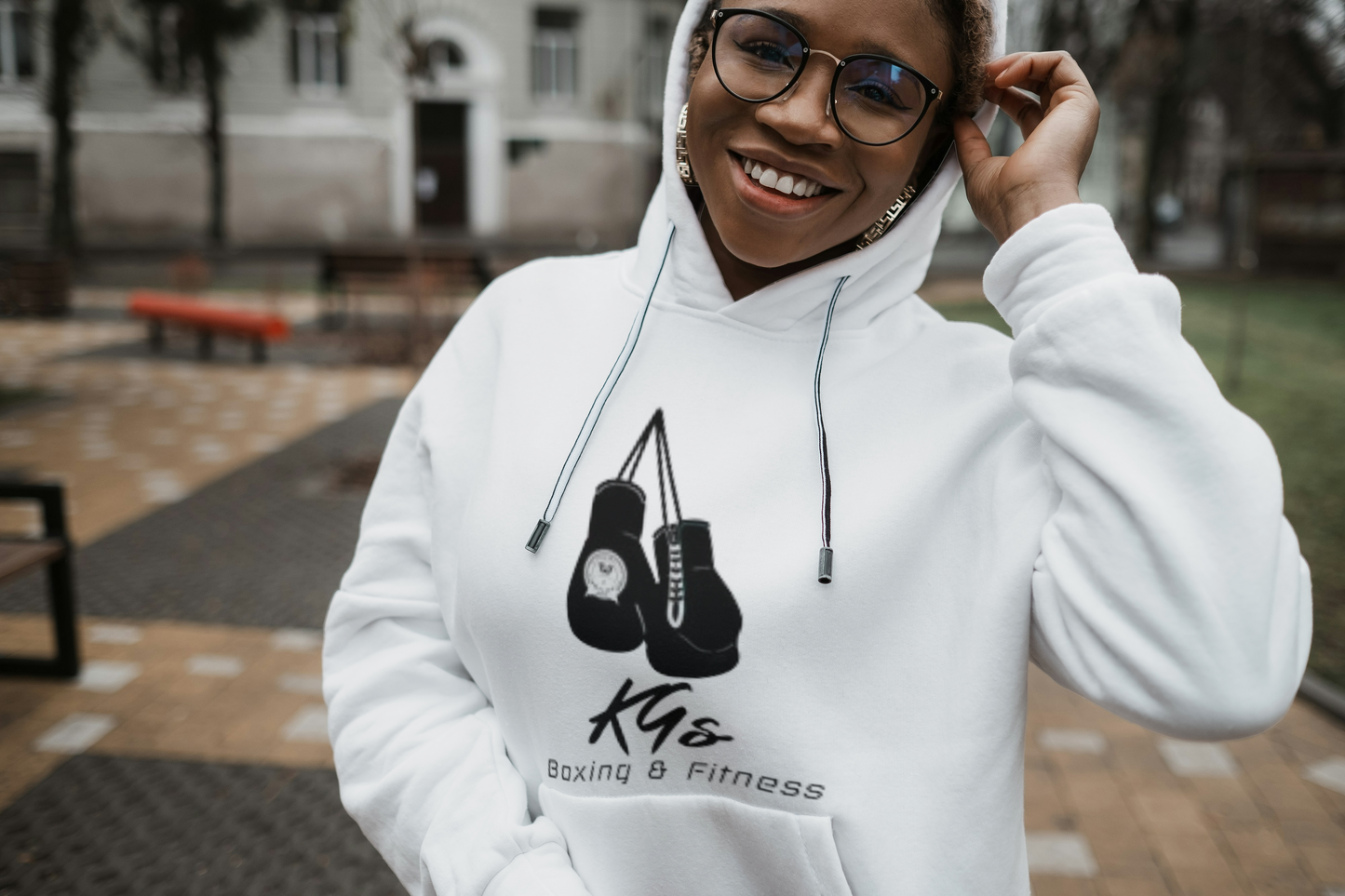 KGs Women's White Hoodie