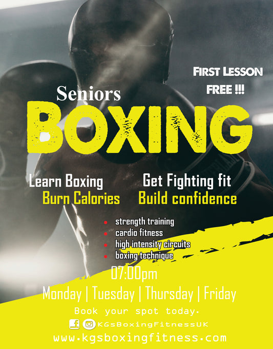 Senior's Boxing @ 7:00pm